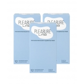Набор из 3 упаковок ультратонких презервативов Pleasure Lab (по 12 шт.) - Pleasure Lab - купить с доставкой в Электростали