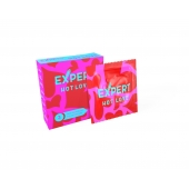 Презервативы с разогревающим эффектом Expert Hot Love - 3 шт. - Expert - купить с доставкой в Электростали