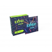 Светящиеся в темноте презервативы Expert Neon - 3 шт. - Expert - купить с доставкой в Электростали