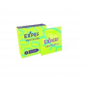 Ультратонкие презервативы Expert Invisible - 3 шт. - Expert - купить с доставкой в Электростали