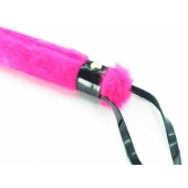 Нежная плеть с розовым мехом BDSM Light - 43 см. - БДСМ Арсенал - купить с доставкой в Электростали