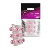 Прозрачная сквозная насадка на пенис с цветными шариками - Erowoman-Eroman - в Электростали купить с доставкой