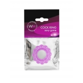 Лиловое эрекционное кольцо с 2 рядами стимулирующих шариков - Erowoman-Eroman - в Электростали купить с доставкой