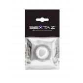 Эластичное эрекционное кольцо с длинными черными «ресничками» - Sextaz - в Электростали купить с доставкой