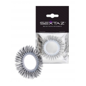 Круглое эрекционное кольцо с длинными «ресничками» - Sextaz - в Электростали купить с доставкой