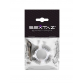 Эластичное кольцо с «ресничками» и 4 шариками - Sextaz - в Электростали купить с доставкой