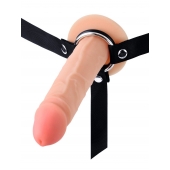 Мужской полый страпон на регулируемых ремнях - 18,5 см. - Sex Expert - купить с доставкой в Электростали