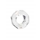 Прозрачное эрекционное кольцо в форме гайки - Sex Expert - в Электростали купить с доставкой