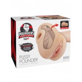 Телесный мастурбатор-вагина Pussy Pounder Squeeze Stroker - Pipedream - в Электростали купить с доставкой