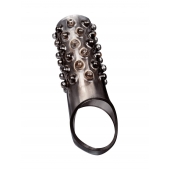 Дымчатая насадка на пенис с выпуклостями - 12 см. - Sex Expert - в Электростали купить с доставкой