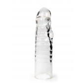 Прозрачная закрытая насадка на член - 15 см. - Sex Expert - в Электростали купить с доставкой