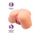 Телесный реалистичный мастурбатор-полуторс с 2 любовными входами - No Name - в Электростали купить с доставкой