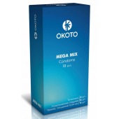 Презервативы OKOTO Mega Mix - 18 шт. - Sitabella - купить с доставкой в Электростали