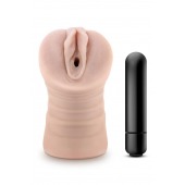 Телесный мастурбатор-вагина Ayumi с вибрацией - Blush Novelties - в Электростали купить с доставкой