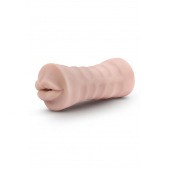 Телесный мастурбатор-ротик Nicole Vibrating Masturbator - Blush Novelties - в Электростали купить с доставкой