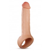 Телесная насадка-удлинитель Thrive 8.75 Inch Realistic Penis Extender Sleeve - 22,2 см. - Blush Novelties - в Электростали купить с доставкой