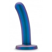 Синяя насадка с гладкой поверхностью Surrender 5.75 Inch Intermediate Pegging Dildo - 14,6 см. - Blush Novelties - купить с доставкой в Электростали