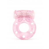 Розовое эрекционное виброкольцо с бабочкой - 1137 - в Электростали купить с доставкой