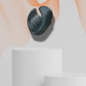 Серый сквозной мастурбатор с вибрацией Manwan Starter - Manwan - в Электростали купить с доставкой