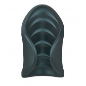 Серый сквозной мастурбатор с вибрацией Manwan Starter - Manwan - в Электростали купить с доставкой