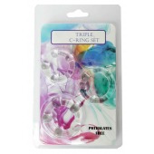 Набор из 3 эрекционных прозрачных колец - Boys of Toys - в Электростали купить с доставкой