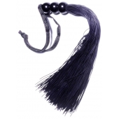 Черная силиконовая плетка - 25,4 см. - Boys of Toys - купить с доставкой в Электростали