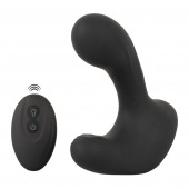Черная анальная вибропробка с функцией расширения RC Butt Plug with 3 functions - Orion - в Электростали купить с доставкой