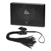 Чёрная плётка Lilly Whip Bijoux - Bijoux Indiscrets - купить с доставкой в Электростали