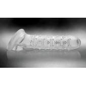 Утолщающая ребристая насадка на пенис - Доминирующее кольцо - в Электростали купить с доставкой