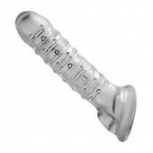 Утолщающая ребристая насадка на пенис - Доминирующее кольцо - в Электростали купить с доставкой