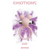 Розовое эрекционное виброколечко Emotions Minnie Light pink - Lola Games - в Электростали купить с доставкой