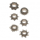Набор из 6 дымчатых эрекционных колец MENZSTUFF 6PC STRECHEABLE RING SET - Dream Toys - в Электростали купить с доставкой