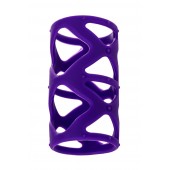 Фиолетовая насадка-сетка на пенис - 7,5 см. - A-toys - в Электростали купить с доставкой