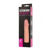 Телесная насадка-удлинитель Extension sleeve - 17 см. - Sitabella - в Электростали купить с доставкой