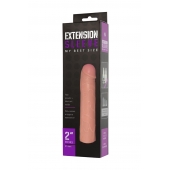 Насадка-удлинитель Extension sleeve телесного цвета - 18,5 см. - Sitabella - в Электростали купить с доставкой