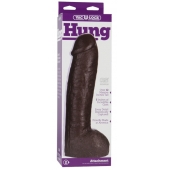 Большая насадка для трусиков Vac-U-Lock Realistic Hung - 31,7 см. - Doc Johnson - купить с доставкой в Электростали