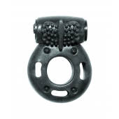 Черное эрекционное кольцо с вибрацией Rings Axle-pin - Lola Games - в Электростали купить с доставкой