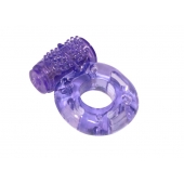 Фиолетовое эрекционное кольцо с вибрацией Rings Axle-pin - Lola Games - в Электростали купить с доставкой