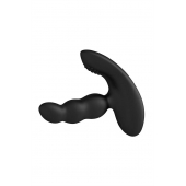 Черный силиконовый стимулятор простаты Levett Nitoc с пультом ДУ - Levett - в Электростали купить с доставкой