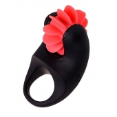 Чёрно-красное эрекционное виброкольцо Erotist - Erotist Adult Toys - в Электростали купить с доставкой