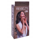 Кляп-трензель Lora с металлическими кольцами - Rebelts - купить с доставкой в Электростали
