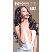 Кляп-трензель Lora с металлическими кольцами - Rebelts - купить с доставкой в Электростали