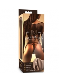 Коричневый мастубратор-вагина Nicole s Kitty - Blush Novelties - в Электростали купить с доставкой