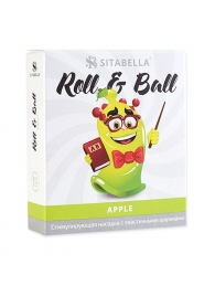 Стимулирующий презерватив-насадка Roll   Ball Apple - Sitabella - купить с доставкой в Электростали