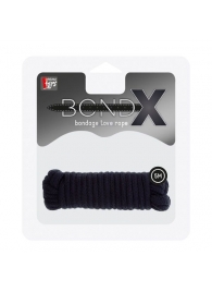 Чёрная веревка для связывания BONDX LOVE ROPE - 5 м. - Dream Toys - купить с доставкой в Электростали