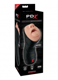 Мастурбатор-ротик Deep Throat Vibrating Stroker - Pipedream - в Электростали купить с доставкой