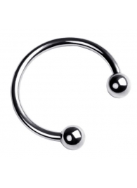 Серебристая подкова на головку пениса - ToyFa - купить с доставкой в Электростали