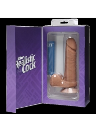 Фаллоимитатор-мулат The Realistic Cock ULTRASKYN 6” - 19,8 см. - Doc Johnson