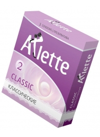 Классические презервативы Arlette Classic - 3 шт. - Arlette - купить с доставкой в Электростали