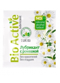 Пробник лубриканта на водной основе Bio Active - 3 гр. - Биоритм - купить с доставкой в Электростали